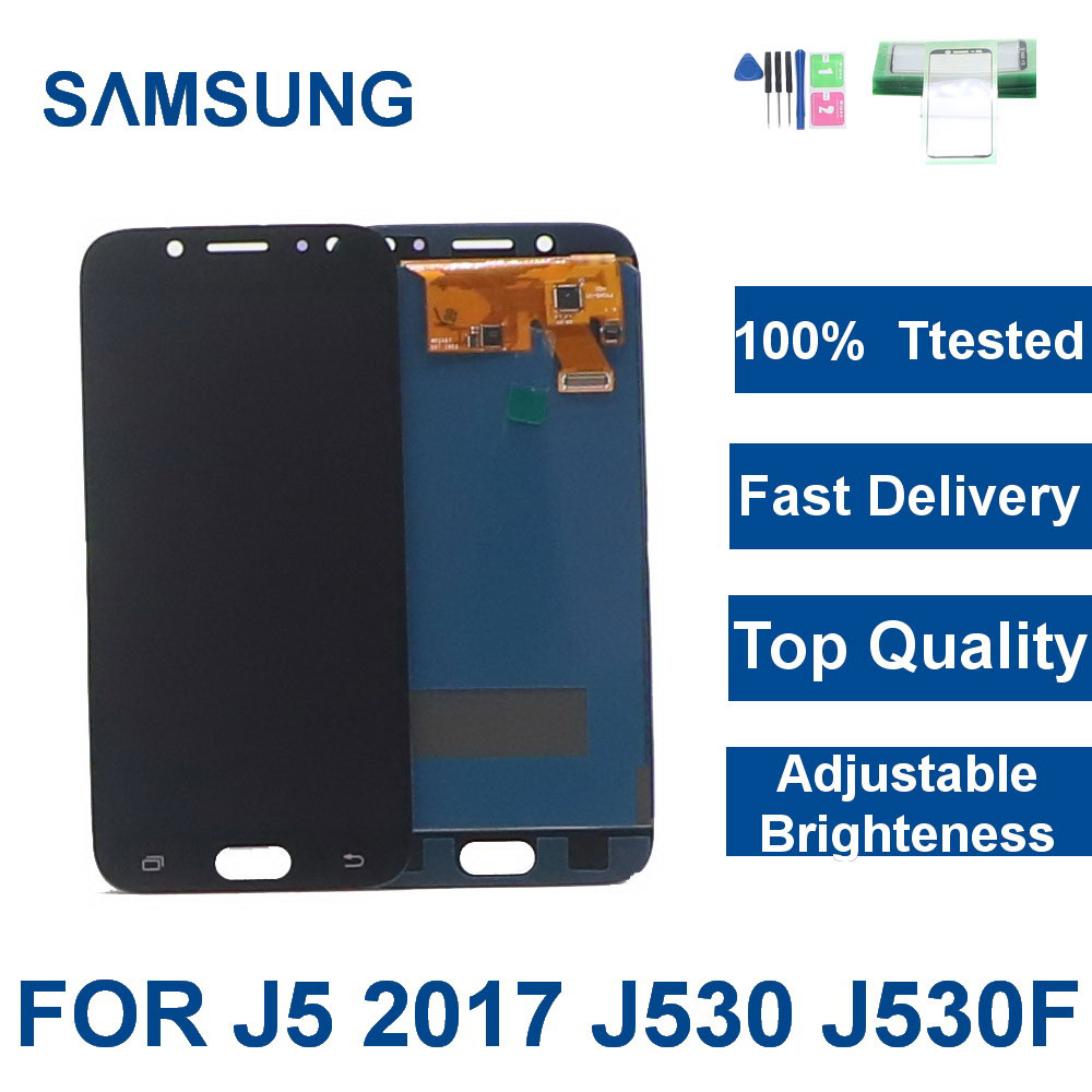 5 2 J530 Lcd Display For Samsung Galaxy J5 Pro 17 J530f Sm J530f Lcd Touch Screen Digitizer Assembly Brightness Adjustment Price History Review Aliexpress Seller Tx Lcd Store Alitools Io