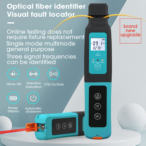 COMPTYCO AUA-40 Fiber Optic Identifier Live Fiber Optical Identifier with Built in 10mw Visual Fault Locator 800-1700nm SM MM ► Photo 1/6