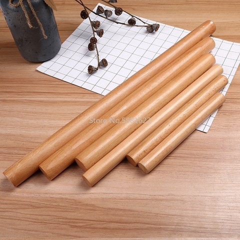 New 5 sizes kitchen wooden rolling pin dough roll dough baking kitchen cooking tool accessories 16/30/50CM ► Photo 1/5