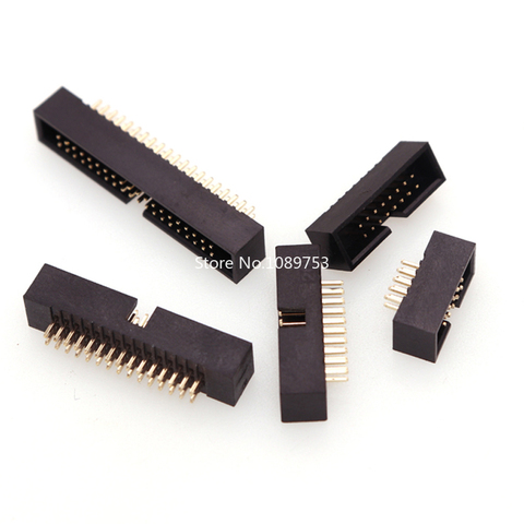 10Pcs DC3 1.27mm Pitch IDC Box Header Connector Straight pins FC cable socket 8P 10P 12P 14P 16P 20P 26P 30P 34P 40P 50P 60P ► Photo 1/4