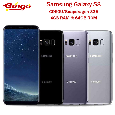 Samsung Galaxy S8 Original  G950U  Single Sim Qualcomm Snapdragon 835 Octa Core 5.8