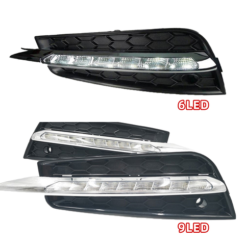 CSCSNL 1 Pair DRL drl fog lamp cover Daytime Running Lights headlight Daylight For Chevrolet Cruze 2009 2010 2011 2012 2013 2014 ► Photo 1/6