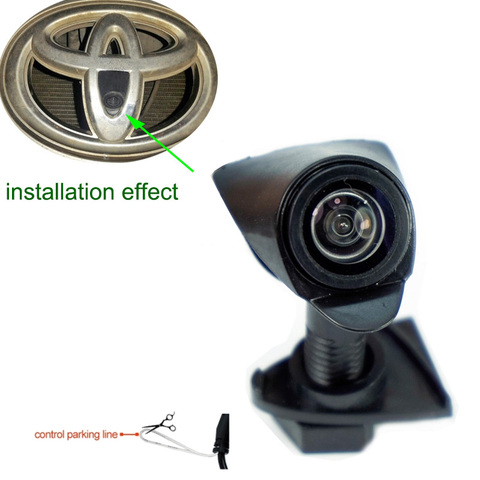 Car parking camera for  New Toyota Highlander Verso EZ RAV4 PRADO LAND CRUISER camry 2015 front view camera ► Photo 1/6