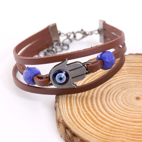 The Last of Us 2 Part II Ellie Dina Bracelet Devil's Eye Blue Bead Bracelet Handmade Jewelry Accessories Gift Women Men ► Photo 1/6