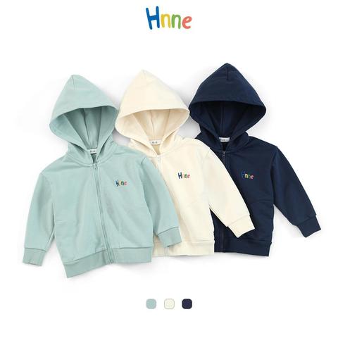 Hnne Spring New Hoodies Kid Zip Up Logo Embroidery Sweatshirts Boy Girl Jackets Children Tracksuits HJ151180 ► Photo 1/6