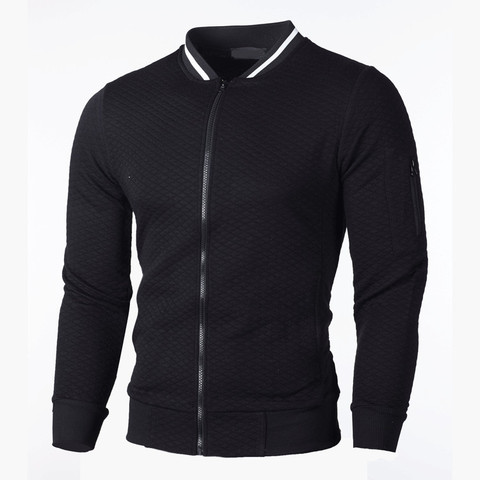 MRMT 2022 Brand New Men's Zipper Sweatshirts Zipper Collar Jacket Cardigan for Male Casual Plaid Sweatshirt ► Photo 1/5
