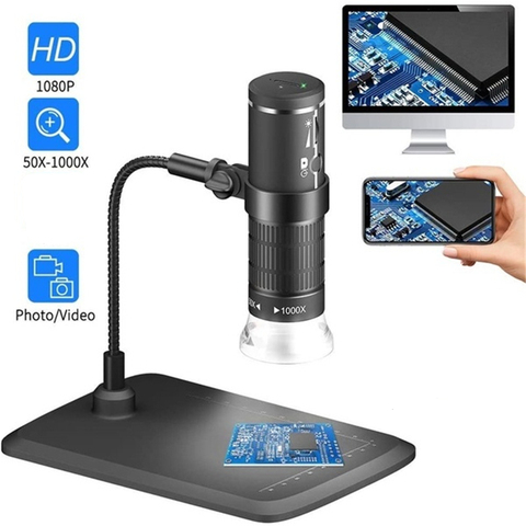 50-1000x 3 IN 1 Digital Microscope TypeC Android Computer Handheld USB Microscope Children's Magnification Magnifier With Stand ► Photo 1/6