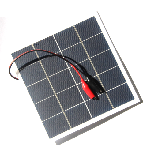 BUHESHUI Polycrystalline 6W 5V Solar Panel With Clip DIY Solar Charger For 3.7V Battery System Free Shipping ► Photo 1/3