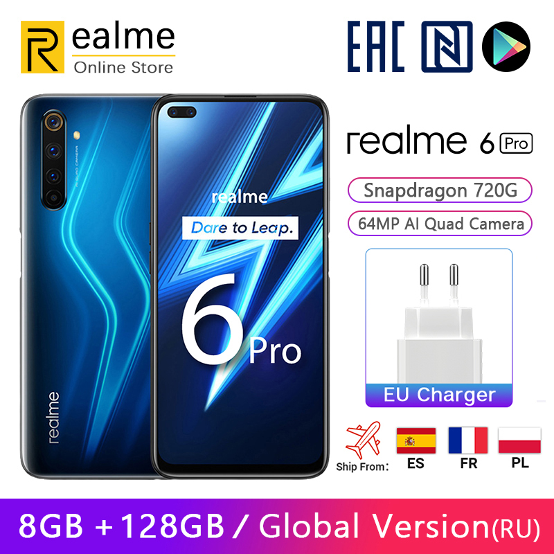 Global Version realme 8i Mobilephone 6GB 128GB 6.6” 120Hz FHD+