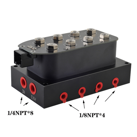 12v Solenoid Valve Air ride Suspension manifold valve control 4 Suspension 1/4npt and 1/8npt ► Photo 1/6