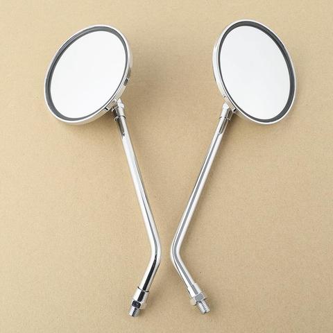 Motorcycle Side Rear View Round Mirrors For Honda CB1000 CB500 CB650 CB750 CB900 ► Photo 1/6