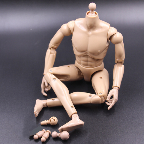 1/6 Scale Male Soldier Body With Neck Connector 12 Inches Action Figure Doll Model Toy ► Photo 1/5