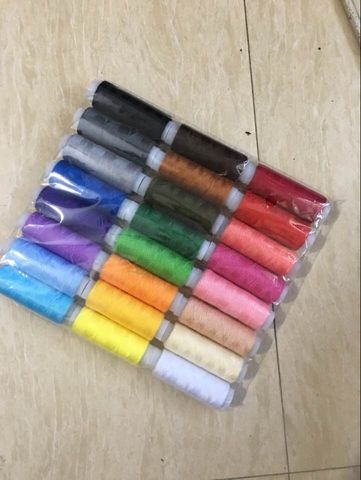 Beautiful 10 Colors/set Polyester Durable sewing Knitting Thread Reel for Hand Stitching Machine Sewing Thread ► Photo 1/1