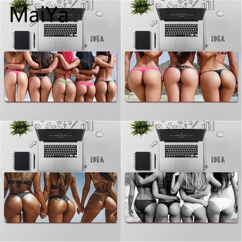 Maiya Sexy Girl Ass Summer Beach Bikini Rubber Mouse Durable Desktop Mousepad Free Shipping Large Mouse Pad Keyboards Mat ► Photo 1/6