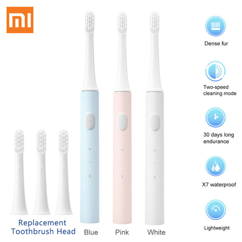 Xiaomi Mijia T100 Sonic Electric Toothbrush Mi Smart Tooth Brush Colorful USB Rechargeable IPX7 Waterproof For Toothbrushes head ► Photo 1/6