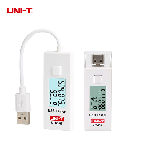 UNI-T UT658/UT658B USB Tester Digital Current Voltage Tester U Disk Doctor Charger Voltmeter Ameter Capacity MAX 9V Data Storage ► Photo 1/5