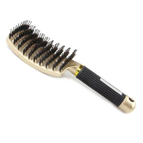 Women Hair Scalp Massage Comb Bristle & Nylon Hairbrush Wet Curly Detangle Hair Brush for Salon Hairdressing Styling Tools ► Photo 1/6