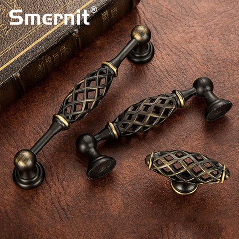 Vintage Birdcage Door Handle Antique Furniture Knobs and Handles for Kitchen Cabinets Vintage Closet Handle Drawer Pull ► Photo 1/6