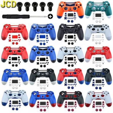 JCD Replacement Full Shell and Buttons Mod Kit For DualShock 4 PS4 Pro Slim JDS 040 Controller Housing Cover Case ► Photo 1/6