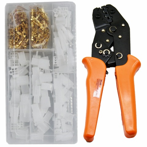 40sets XH2.8 2/3/4/6pin Mix plug connector Terminal Kit  Male Female socket plug with crimping plieers ► Photo 1/1