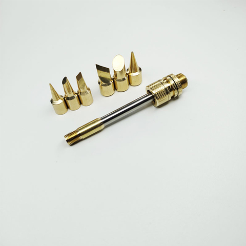 510 Electric Soldering iron Tip Replaceable Solder iron Tip Welding Tools 20-100W Cutter head Horseshoe Pointed Golden ► Photo 1/3