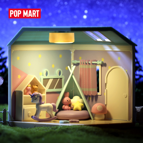 POP MART Sweet House Assembly Toy DIY Sweet Wooden Miniature Dollhouse Handmade Assembly Model House Toy ► Photo 1/6