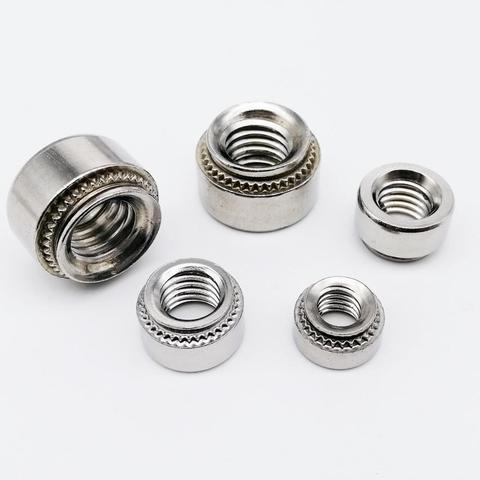 10pcs M2 M2.5 M3 M4 M5 M6 M8 304 Stainless Steel CLS Self-Clinching Nut Press Insert Rivet Nut Nutsert Rivnut Slab 0.8-3.2mm ► Photo 1/6