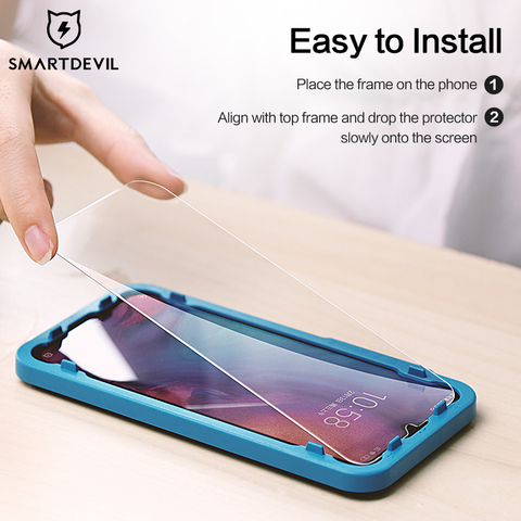 SmartDevil tempered glass for Redmi 8 9 screen protector for Redmi 8A 9A 2.5D curved anti blue light 2 pcs ► Photo 1/6