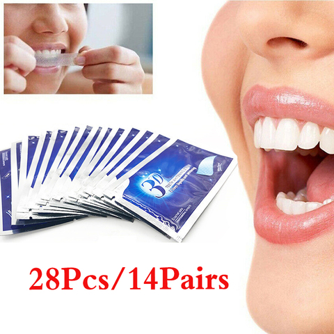 28PCS Tooth Whitening Dry Tooth Paste Bleaching Tooth Sticky Gel Whitening Strip High Elastic Oral Care Hygiene Toothpaste ► Photo 1/6