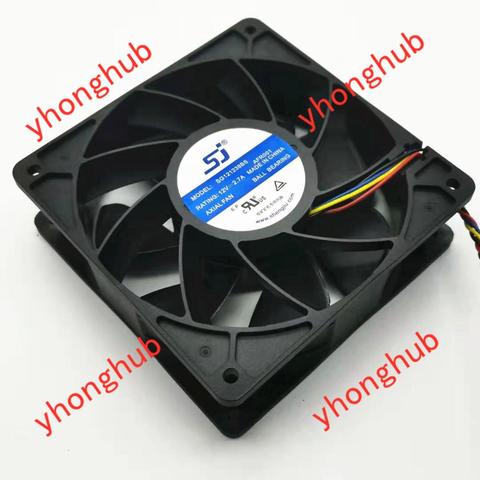 Emacro For SJ SG121238BS DC 12V 2.7A S7 S9 T9 L3 Server Square Fan violence Fan ► Photo 1/1