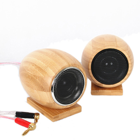 6Ohm 20W HIFI Silk Film High Pitch Tweeter Bamboo Box Top External Treble Speaker Loudspeaker Audio Stereo ► Photo 1/6