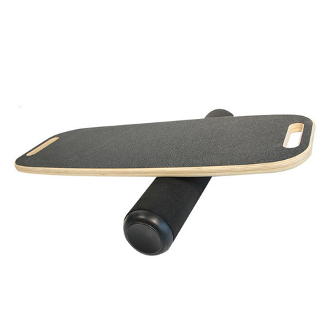 Wooden Balance Board Yoga Twisting Fitness Balance Plate Core Workout For Abdominal Waist Legs Muscles Roller- Board Balancing ► Photo 1/4