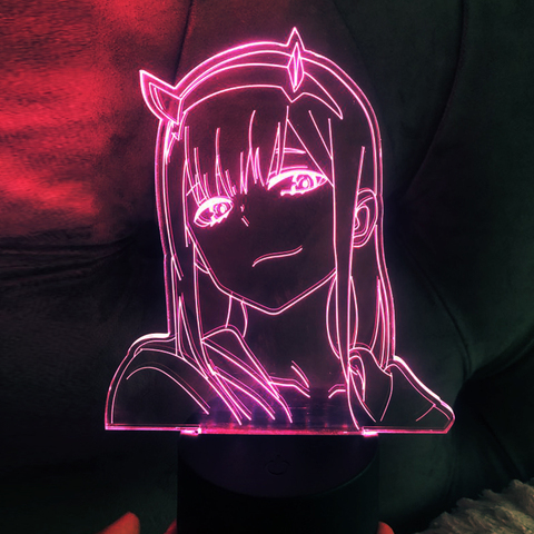 Anime Darling In The Franxx Lamp, Zero Two 02 Night Lights Figures