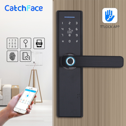 WIFI App Electronic Door Lock, Intelligent Biometric Door Locks Fingerprint, smart wifi Digital Keyless Door Lock ► Photo 1/6