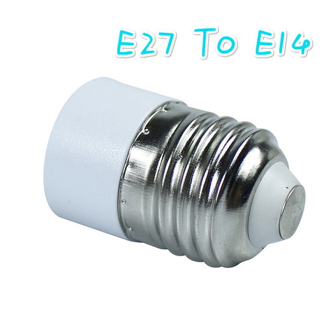 E27 To E14 Conversion Lamp Holder Adapter Converters Socket Adapter LED Holder AC 85V -265V Plug Light Bulb Base Adapter Type ► Photo 1/5