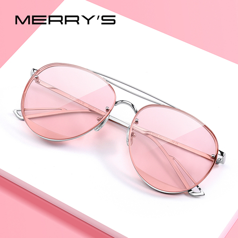 MERRYS DESIGN Women Fashion Oval Sunglasses Rimless Frames Ladies Luxury Brand Trending Sun glasses UV400 Protection S8096N ► Photo 1/6
