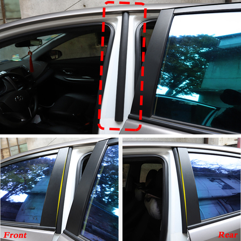 2Pcs Car Door Rubber Seal Strip Filler Weatherstrip Edge Rubber Sealing For B Pillar Protection Front Auto Door Sealant For Cars ► Photo 1/6