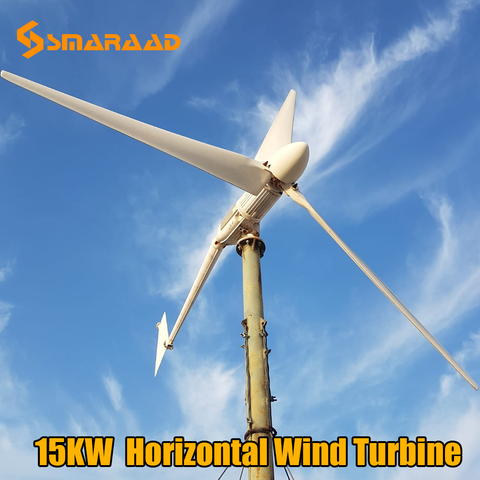 China Factory Price for 5000W 10KW15KW Wind Turbine Generators 48V 96V 120V 220V 380V Three Phase AC Output  Windmill for Sale ► Photo 1/1