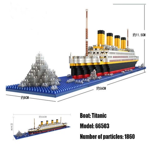 Titanic RMS Cruise Toy Building Kits 3D 