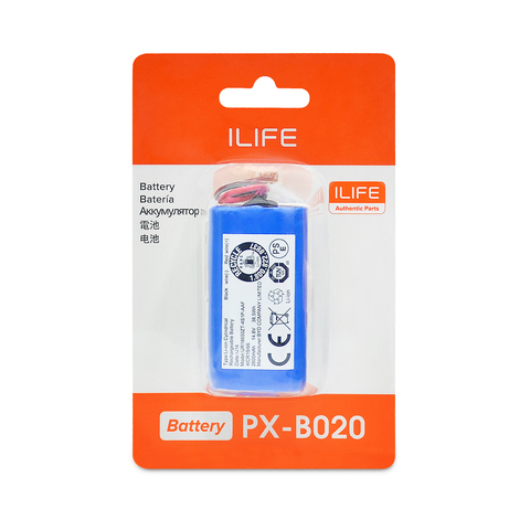 ILIFE Li-lion Battery for A4s, A7, V7s Plus, V55 Pro, W400, A9s 2600mAh 14.8V PX-B020 ► Photo 1/4