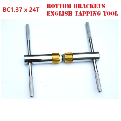 Bike Repair Tools Bottom Brackets English Tapping Tool BC 1.37 * 24 BB68 BB73 Bottom Brackets Axis Milling Cutter Tapping Tools ► Photo 1/6