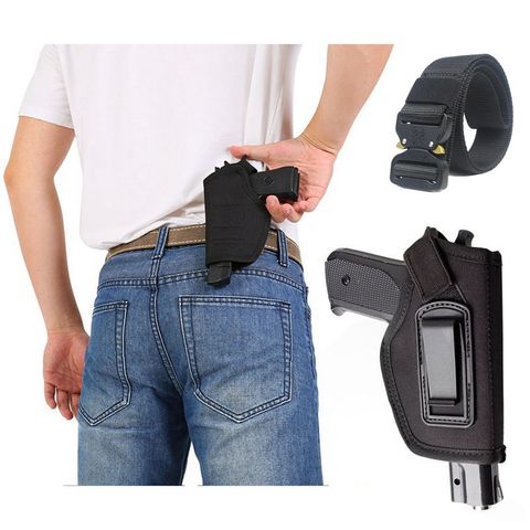 Tactical Compact Pistol Holster Waist Case Glock Gun Bag Outdoor Sport Hunting Accessory Beretta 92 Sig Sauer P226 USP Colt 1911 ► Photo 1/6