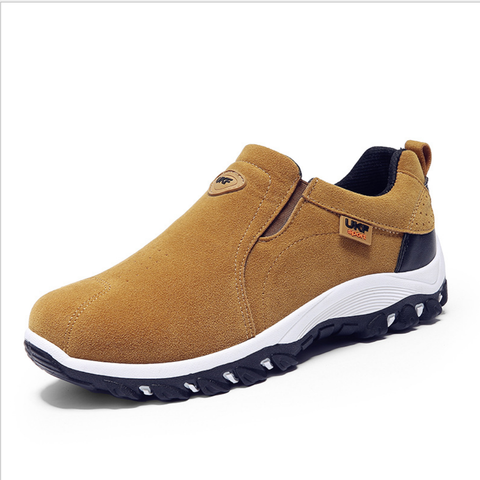 Winter Shoes Men Slip On Cotton Lining Man Boots Anti Skidding Autumn Booties Male Wear Non-Slip Outdoor Sneakers Hombre Tourism ► Photo 1/6