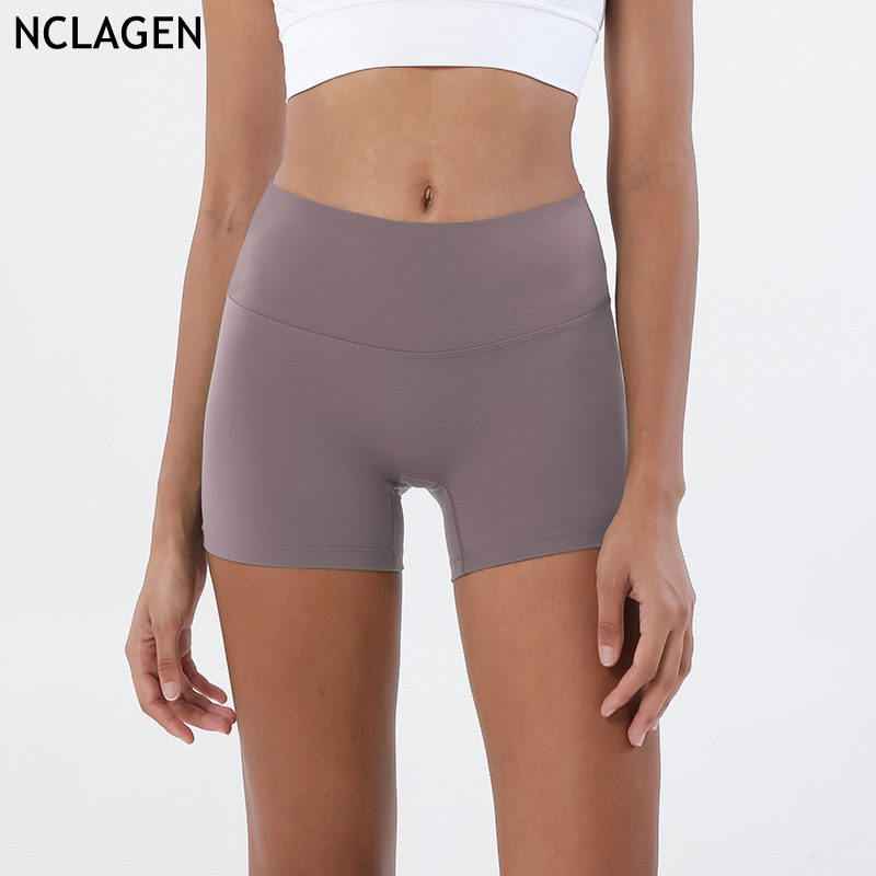 NCLAGEN Double Sided Yoga Shorts Women High Waist Sports Shorts Fitness Gym  Workout Running Training Butt Lifting Leggings - Price history & Review, AliExpress Seller - NCLAGEN GymClothing Store