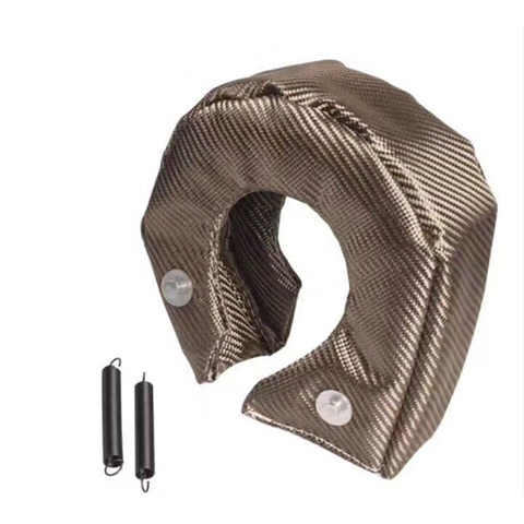 T25 T3 T4 T6 Titanium Turbo Blanket Heat Shield Barrier Charger Cover Wrap ► Photo 1/6