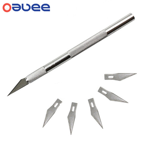 Non-Slip Metal Knife Craft Artwork Cutting Blades DIY Carving Stencil Scoring Hobby Chiseling Model Repairing Sculpture Knife ► Photo 1/6