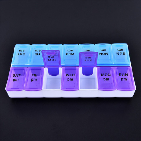 1pc Weekly 7 Days Tablet Pill Drug Box Holder Dispenser Health Care Medicine Organizer Container Case ► Photo 1/6