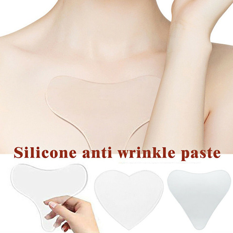 Reusable Silicone Transparent Anti Wrinkle Chest Pad Removal Wrinkle Patch Skin Care Anti Aging Lifting Tightening Patch ► Photo 1/6