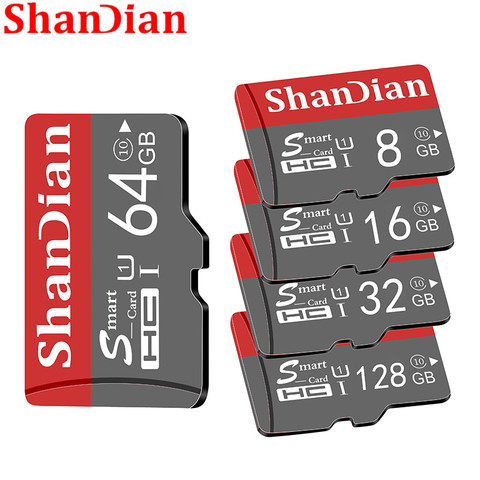 ShanDian Original Smart SD Card 64GB Class 10 Memory Card SmartSD 8GB 16GB 32GB TF Card SmartSDHC/SDXC for Smartphone/Tablet PC ► Photo 1/6