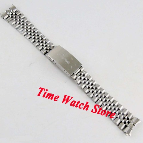 New PARNIS Jubilee 20mm width 316L stainless steel watch band watch strap bracelet Fit 40mm SUB men's watch B1 ► Photo 1/5